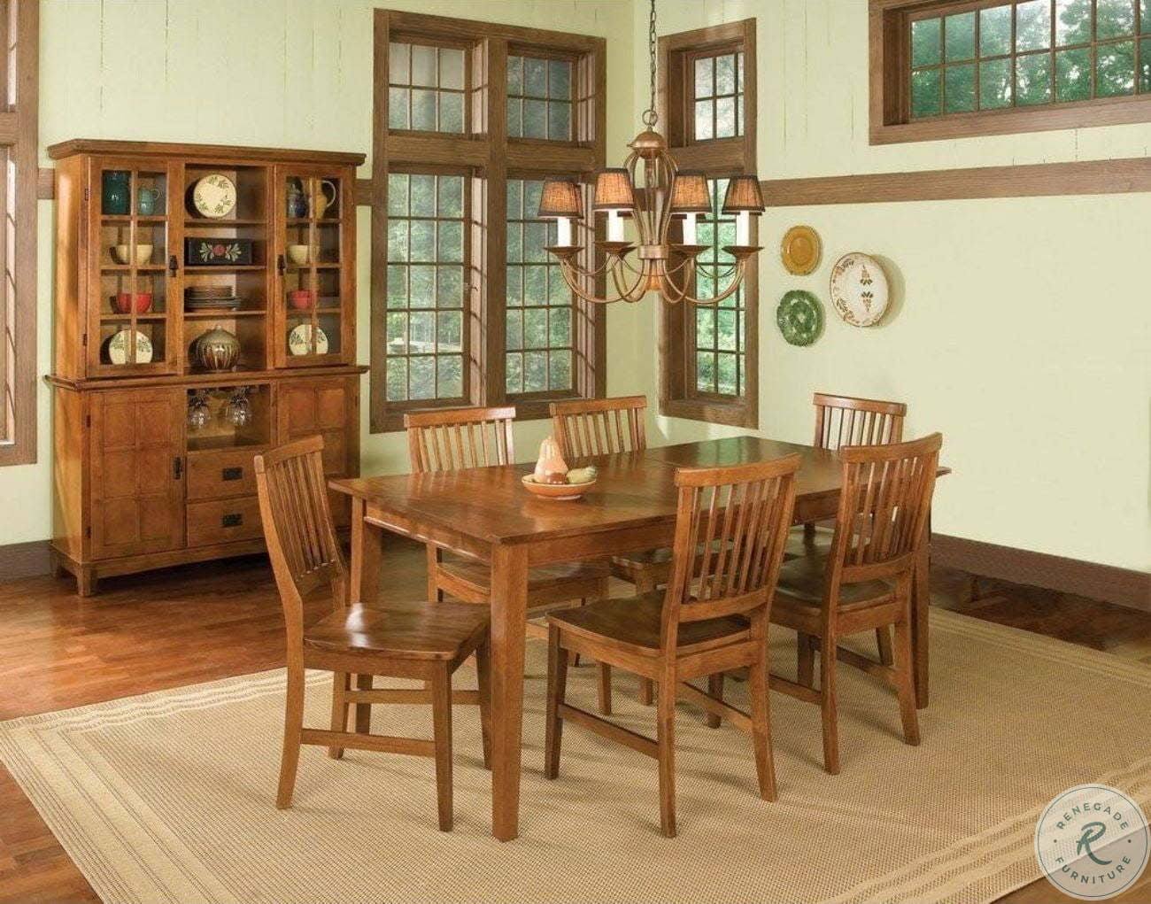 Brown Dining Buffet with Hutch K63500