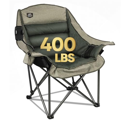 Oversized XL Folding Camping Chair with Cup Holder and Carry Bag S213187