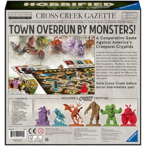American Monsters Strategy Board Game Y290