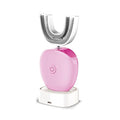 Pink Ultrasonic U Shaped Automatic Toothbrush I323433