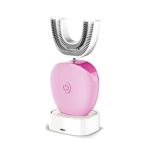 Pink Ultrasonic U Shaped Automatic Toothbrush I323433