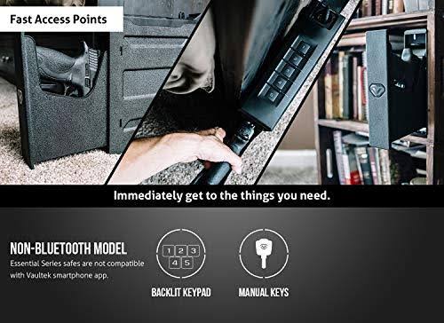 Portable Safe with Auto Open Lid Rechargeable Lithium-Ion Battery T457