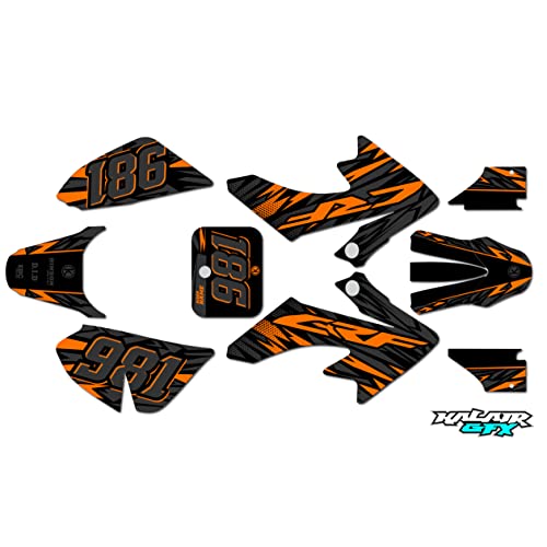 Cyan Dirt Pit Bike Motorcycle Stickers Decal Y94265