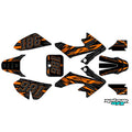 Cyan Dirt Pit Bike Motorcycle Stickers Decal Y94265