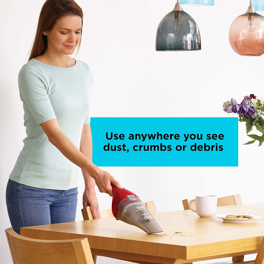 Red Cordless Handheld Vacuum O567