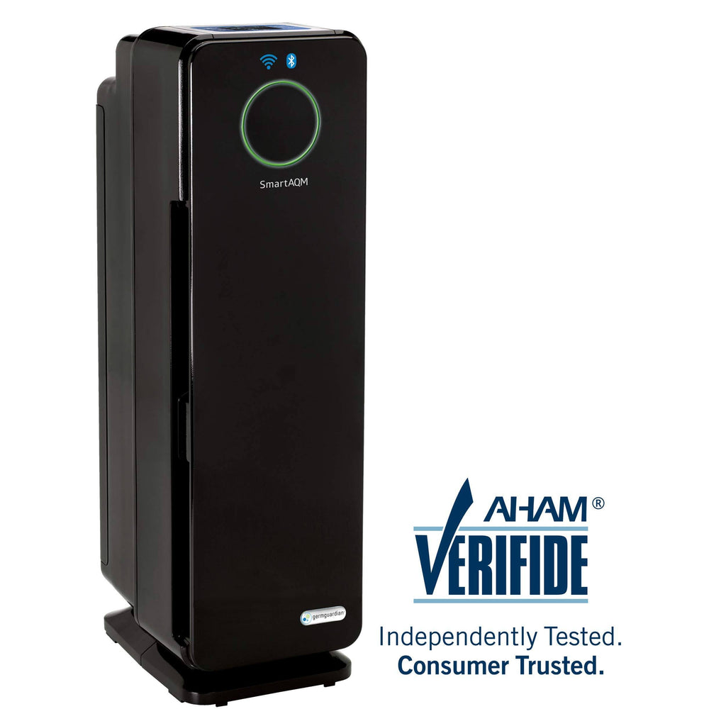 Black True HEPA Tower Air Purifier J3157