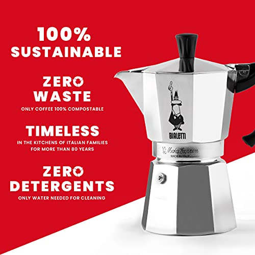 Silver Aluminium Moka Pot 1 Cup N856