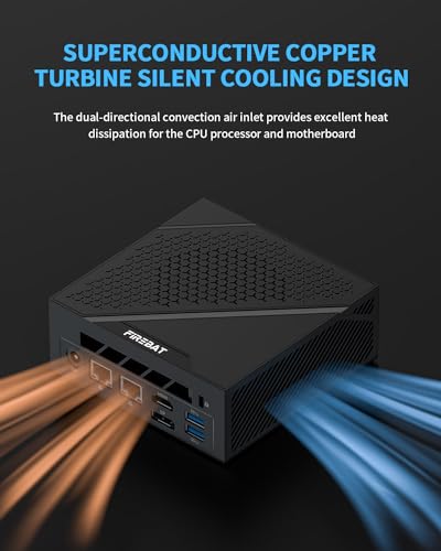Mini PC Intel N100 16GB LPDDR5 512GB M.2 SSD Windows 11 Desktop Computer H494