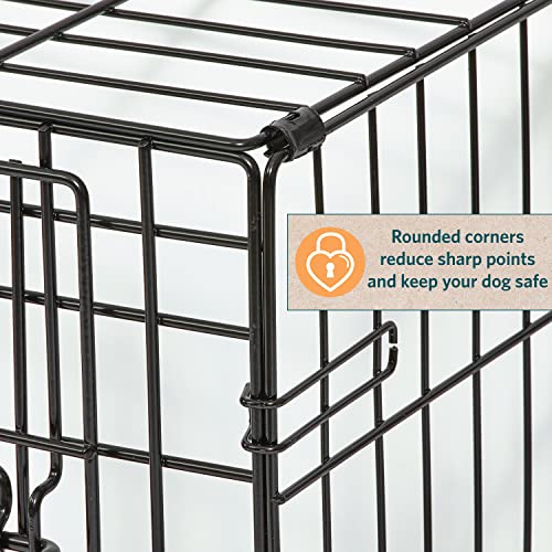 XL Folding Metal Dog Crate with Divider Panel, 48L x 30W x 33H Inches A350