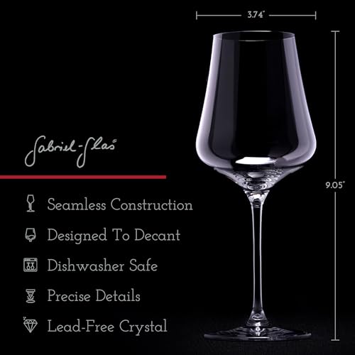 Set of 2 Crystal Wine Glasses, 16 oz. A68324