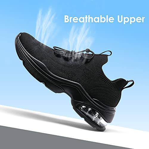 Slip-on Air Cushion Slip Resistant Walking Sneakers P9578
