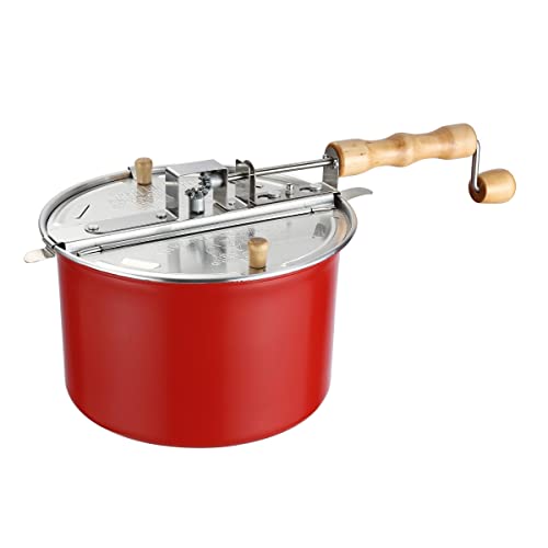 Stainless Steel Stove Top Popcorn Popper, 6 Quart S650