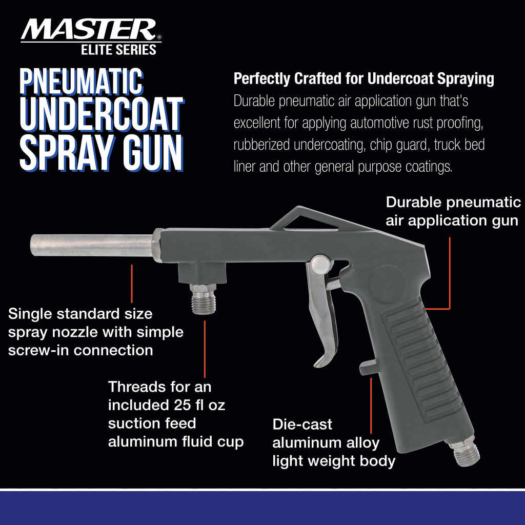 Undercoating Spray Gun with Regulator & Suction Feed Cup Y6454