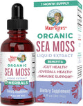 USDA Organic Sea Moss Liquid Drops Herbal Supplement 1 fl oz S95563