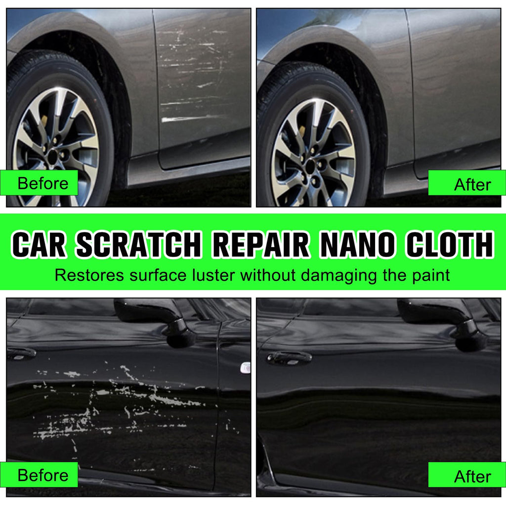 12 Pcs Nano Sparkle Car Scratch Remover Cloth A6112