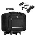 Black Rolling Laptop Bag with Wheels E409
