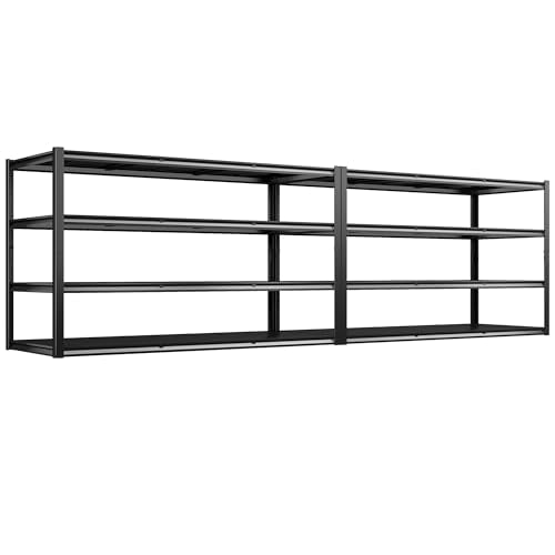 60" W x 24" D x 72" H 5 Tier Heavy Duty Metal Garage Shelving O7826