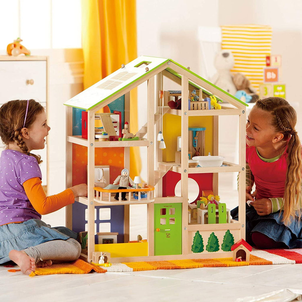 3 Story Wooden Dollhouse N288405
