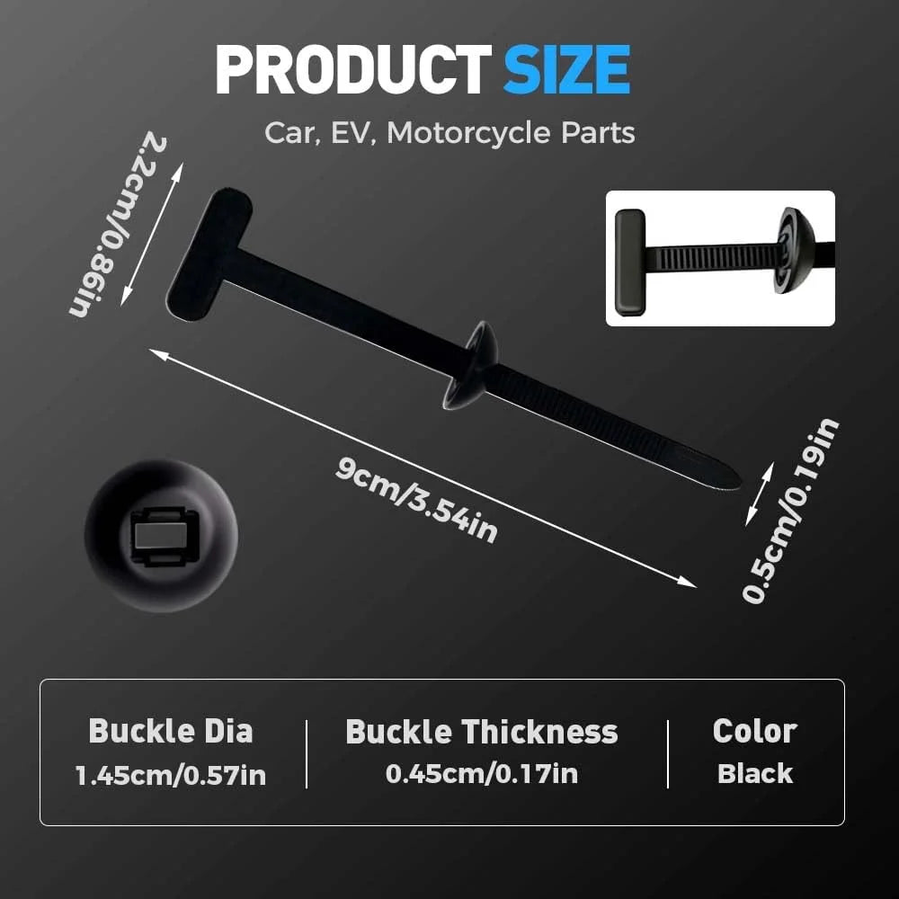 Nylon Self-Locking Cable Tie Buckle J4214