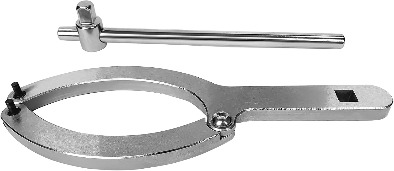 Full Size Variable Pin Spanner Wrench and Adjustable Gland Nut Wrench, Adjustable From 3/4" to 8", Pack of 2 Z342711