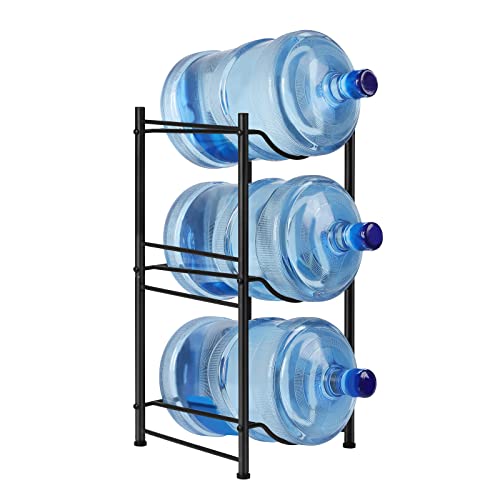 Black 3 Tier Heavy Duty Water Jug Storage Rack X86675