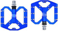 Blue Alloy Bike Pedals 9/16" 3 Bearings C826427