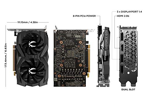 Gaming Graphics Card 6GB GDDR5 192-bit Super Compact V469639