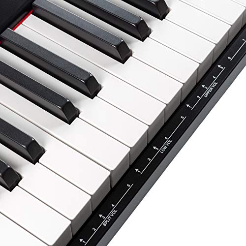 88 Key Digital Piano Keyboard with Full Size Semi-Weighted Keys F415