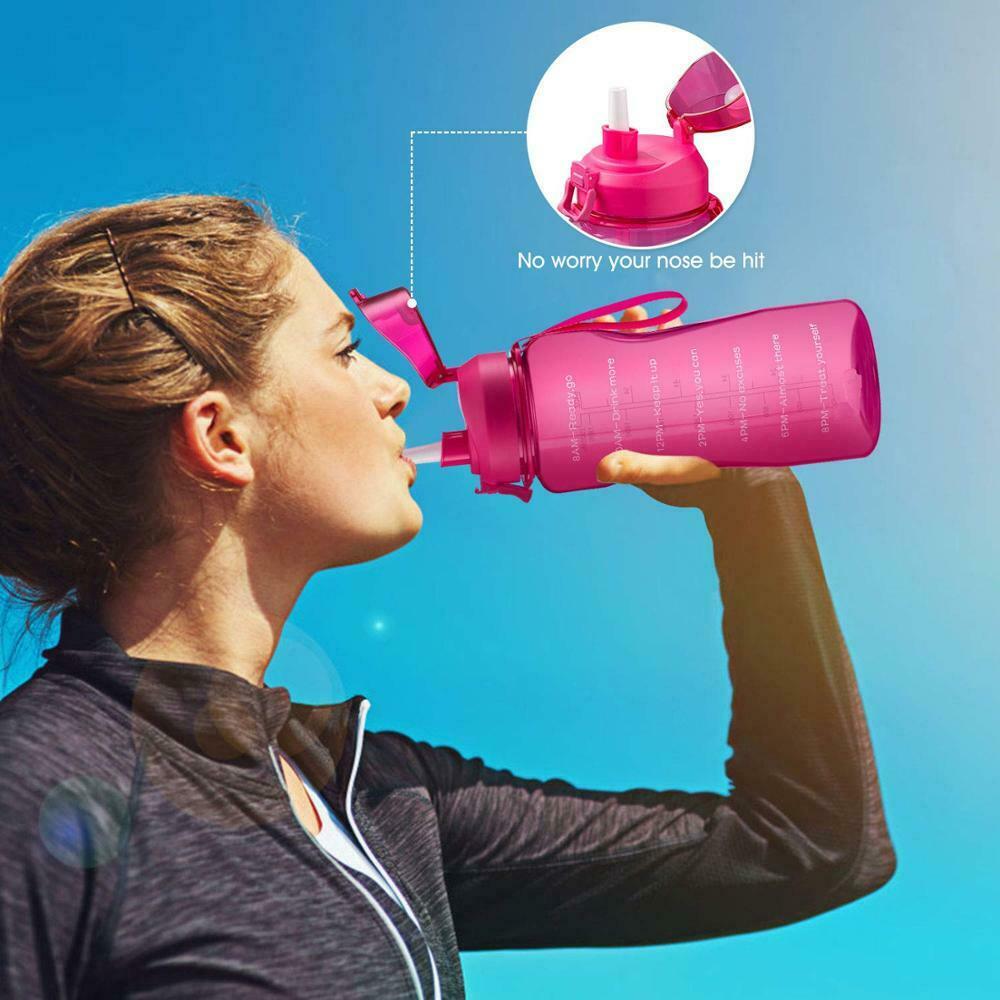 BPA Free 2.2L Water Bottle with Straw K1465