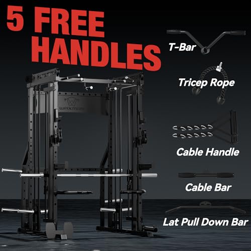 Multi-Function Smith Machine with Cable Crossover System Y147209