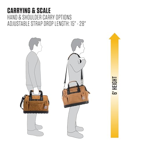 18-Inch Water-Resistant Tool Storage Bag with Molded Base M599