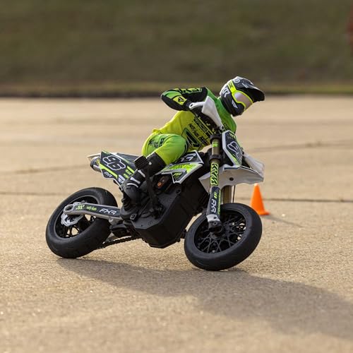 1/4 Super Moto Motorcycle FXR White RTR with Battery and Charger E71715