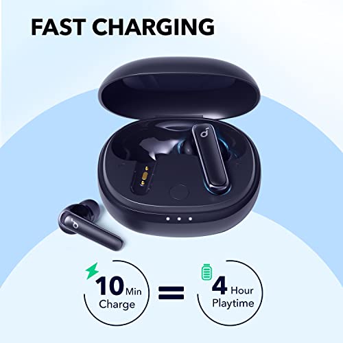 Black Noise Cancelling Wireless Bluetooth Earbuds D224