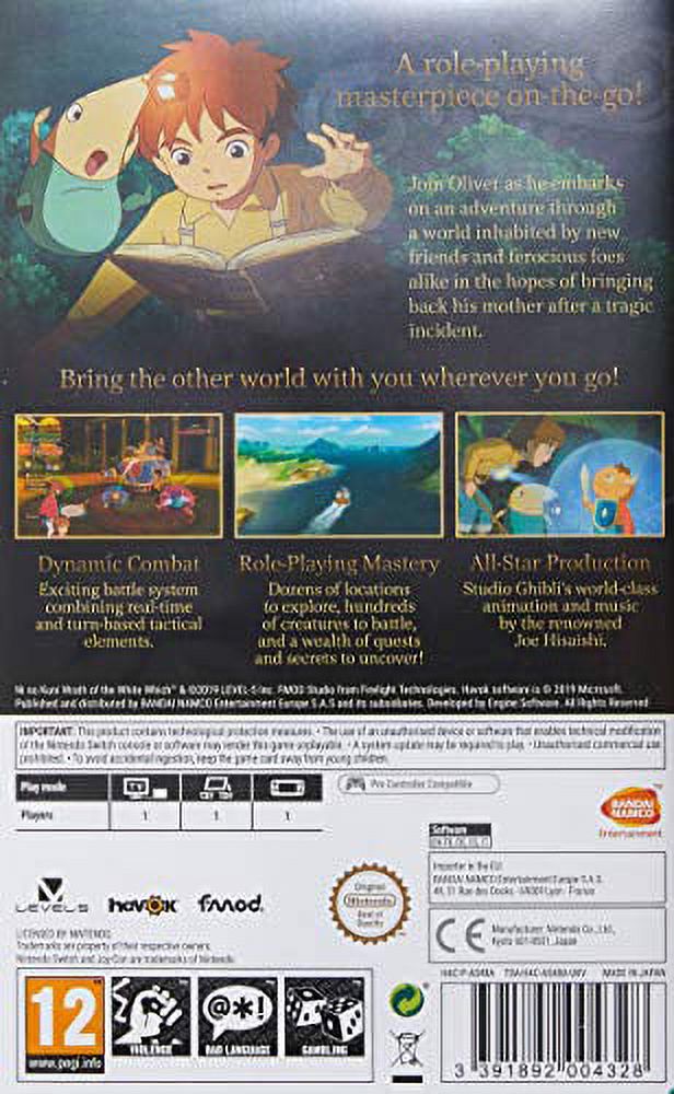 Ni No Kuni: Wrath Of The White Witch (Nintendo Switch) T7668