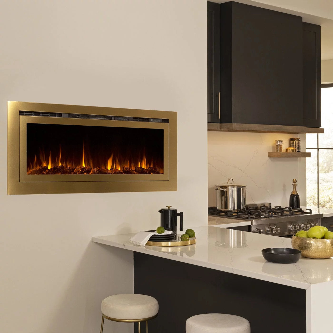 50" Recessed Smart Electric Fireplace B723382