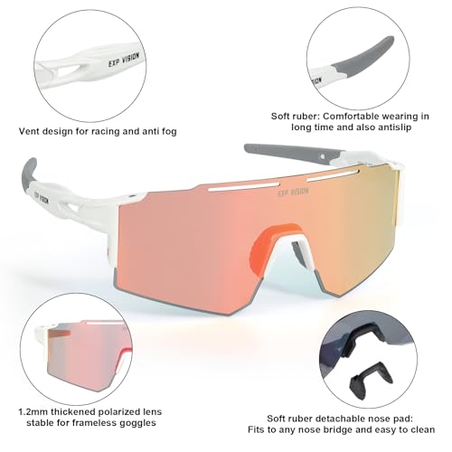 Polarized Cycling Glasses UV 400 Sports Sunglasses W71791