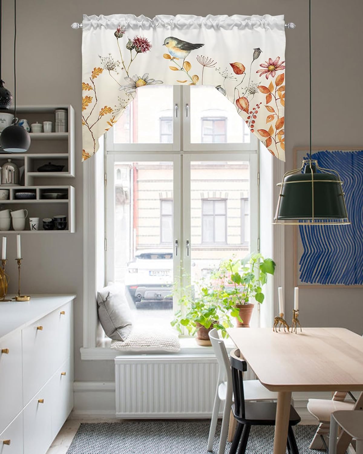 56''x36'' Rod Pocket Valance Curtains U861