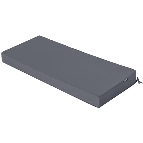 Navy Waterproof Bench Cushion 59 x 18 Inch D2789