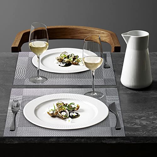 Placemats Set of 6 Heat Resistant Woven PVC Placemats I5229