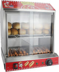 Commercial Hot Dog Steamer with Bun Warmer Machine N6186