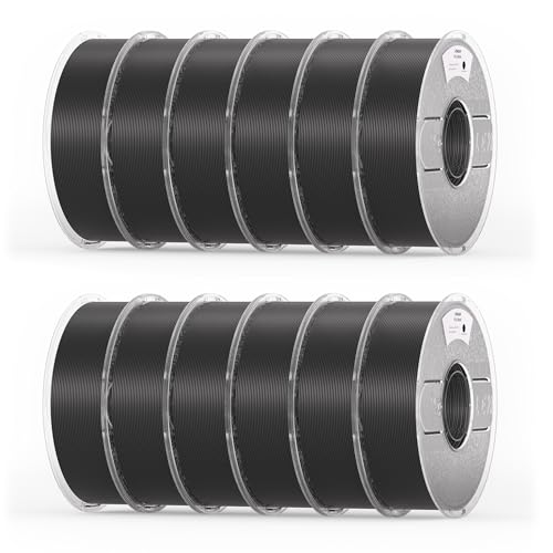 Silk PLA 3D Printer Filament Bundle, Dual Color 1.75mm, 4 Spools 200g Each B788170
