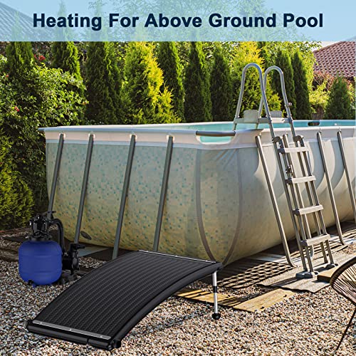 Solar Pool Heater with Two Hoses & Clamps, Two Adapters U5926