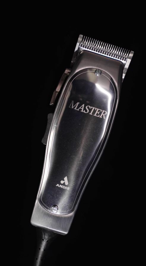 Professional Fade Master Hair Clipper, Adjustable Carbon Steel Fade Blade Clipper, Chrome, Silver O83536