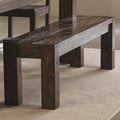 Dark Brown Dining Bench I49399