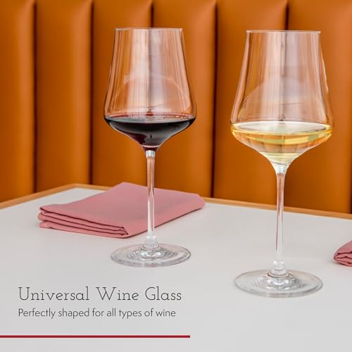 Set of 2 Crystal Wine Glasses, 16 oz. A68324