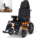 Lightweight Foldable 20" Seat Width All Terrain Motorized Wheelchair T7371