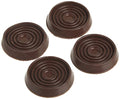 1-3/4-Inch Round Rubber Furniture Cups, 4-Pack Q8798