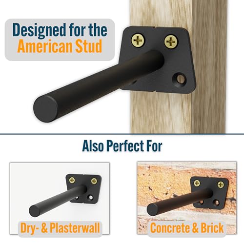 4 Pack 6-Inch Floating Shelf Bracket S64654