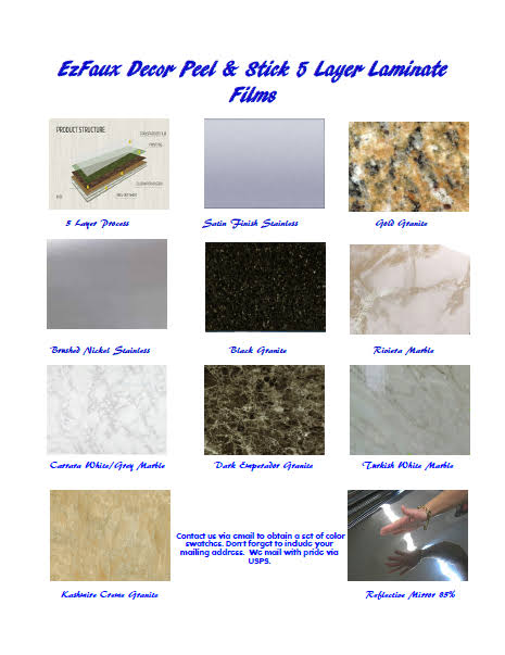 White Faux Marble Granite Film Roll H6641