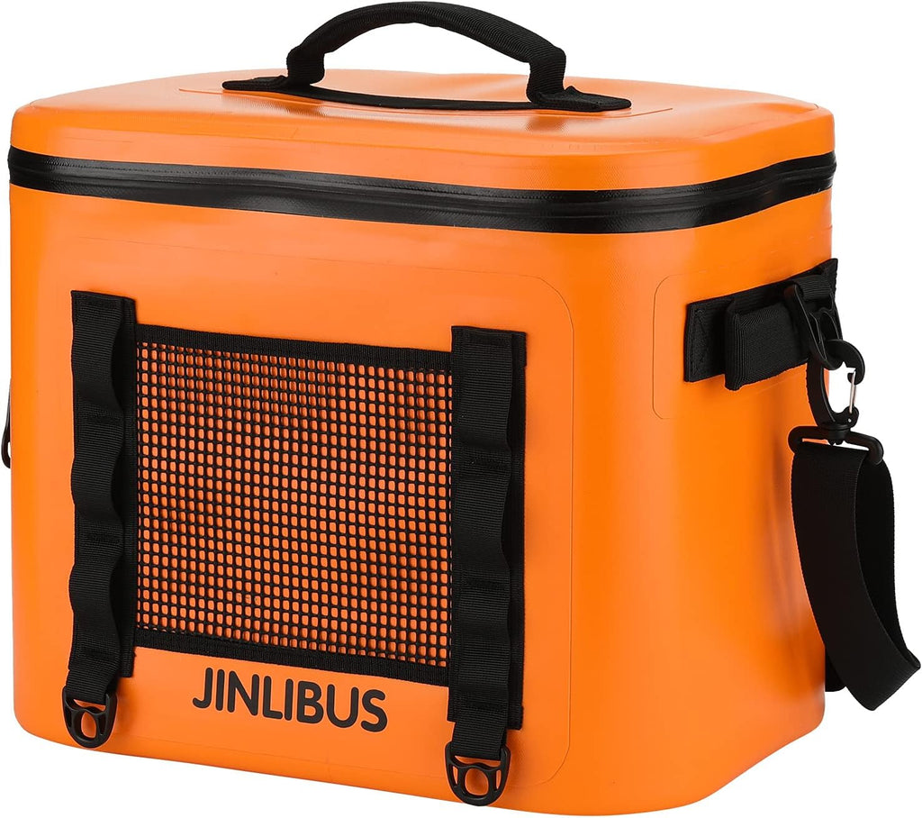 Orange 30 Can Insulated Waterproof Soft Cooler Bag S676